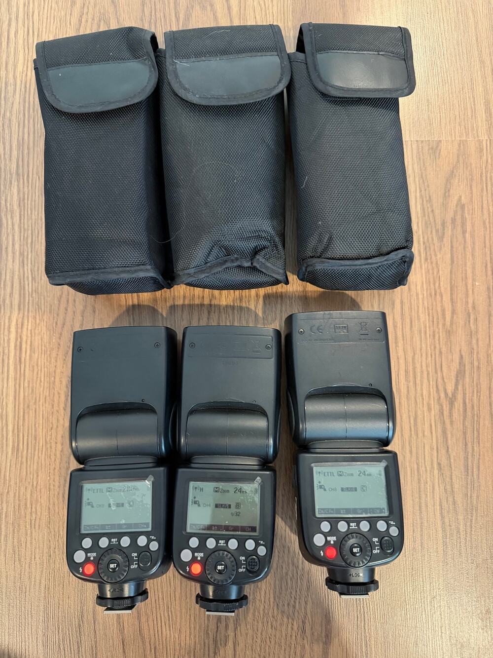Godox V860II-C Flash For Canon Speedlite SET of 3